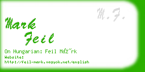 mark feil business card